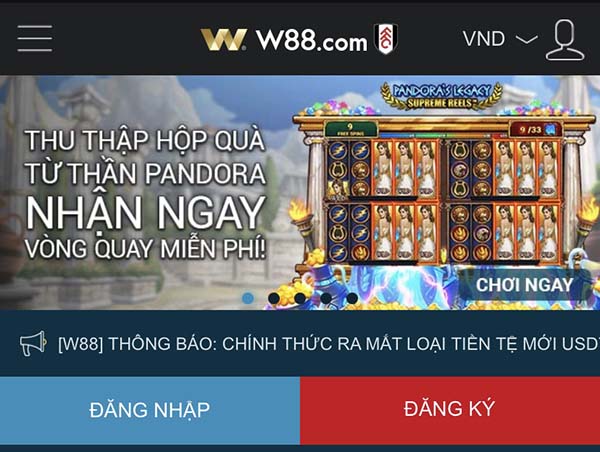 đăng ký W88