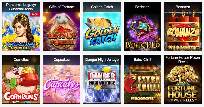 tham gia Slots đổi thưởng tại W88